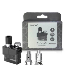 Smok Trinity Alpha Atomizer Pod & Coils - Stainless Steel - 1 Pack
